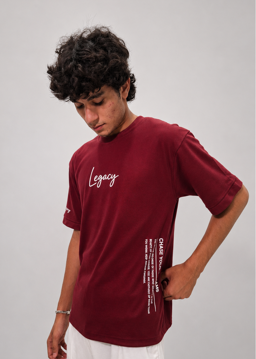 Legacy Chase Your Dreams Tee – Maroon