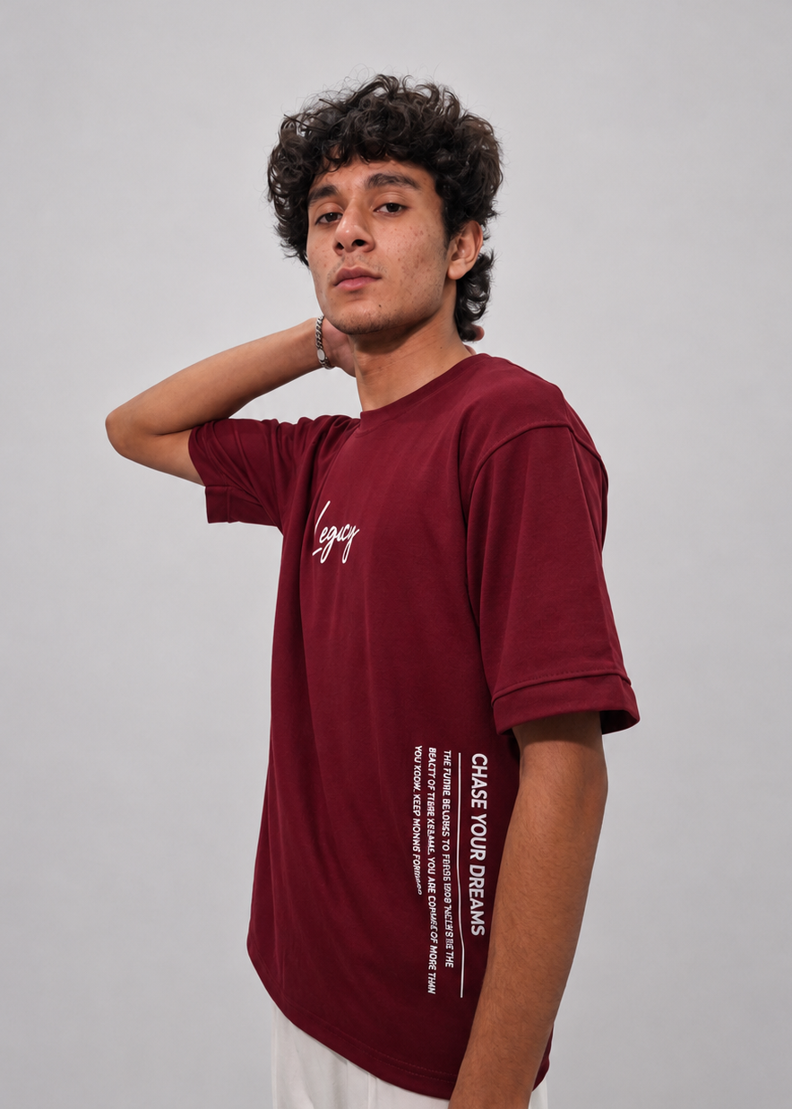 Legacy Chase Your Dreams Tee – Maroon